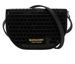 Embellished Micro Olympia, Leather, Black, MII, 2*